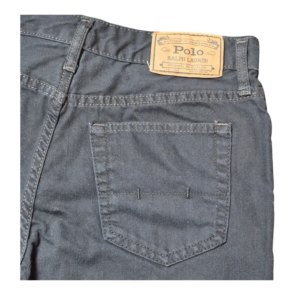 Polo Ralph Lauren Slim Fit Black Jeans Straight Leg Youth Boy's‎ 20